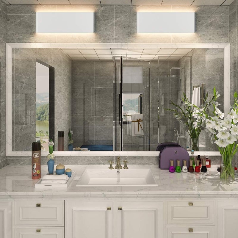 Aipsun 15.75in Matte White Modern Vanity Light Up and Down LED Vanity Light for Bathroom Wall Lighting Fixtures (Warm Light 3000K) - Image 4